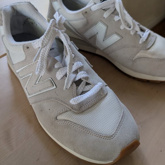 New Balance 996 White/Gray Mens Size 11 - Picture 5 of 9